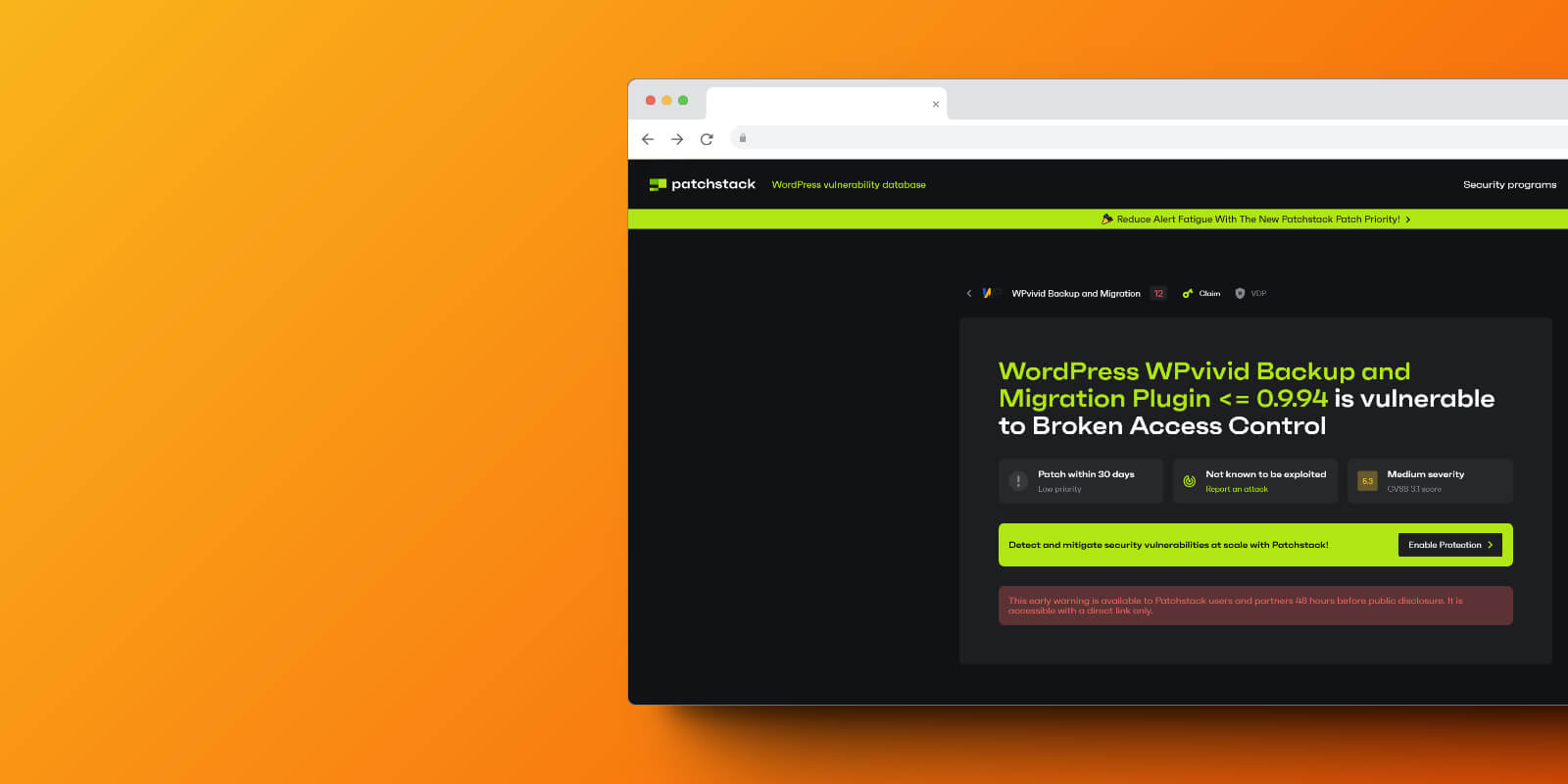 【安全通報】Migration, Backup, Staging – WPvivid