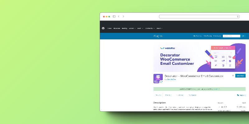 Decorator – WooCommerce Email Customizer 外掛程式