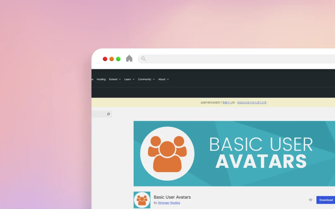 Basic User Avatars 外掛程式