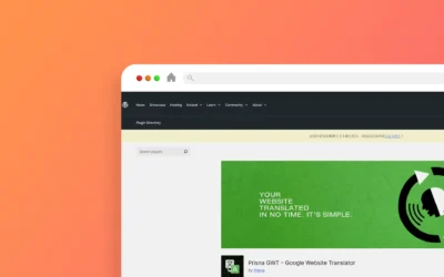 Prisna GWT – Google Website Translator 外掛程式