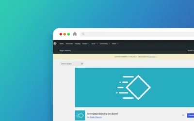 Animated Blocks on Scroll 外掛程式