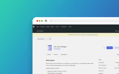 List Last Changes 外掛程式
