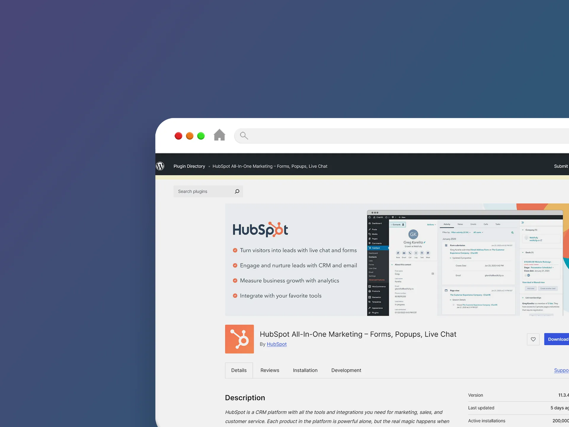 HubSpot 外掛程式
