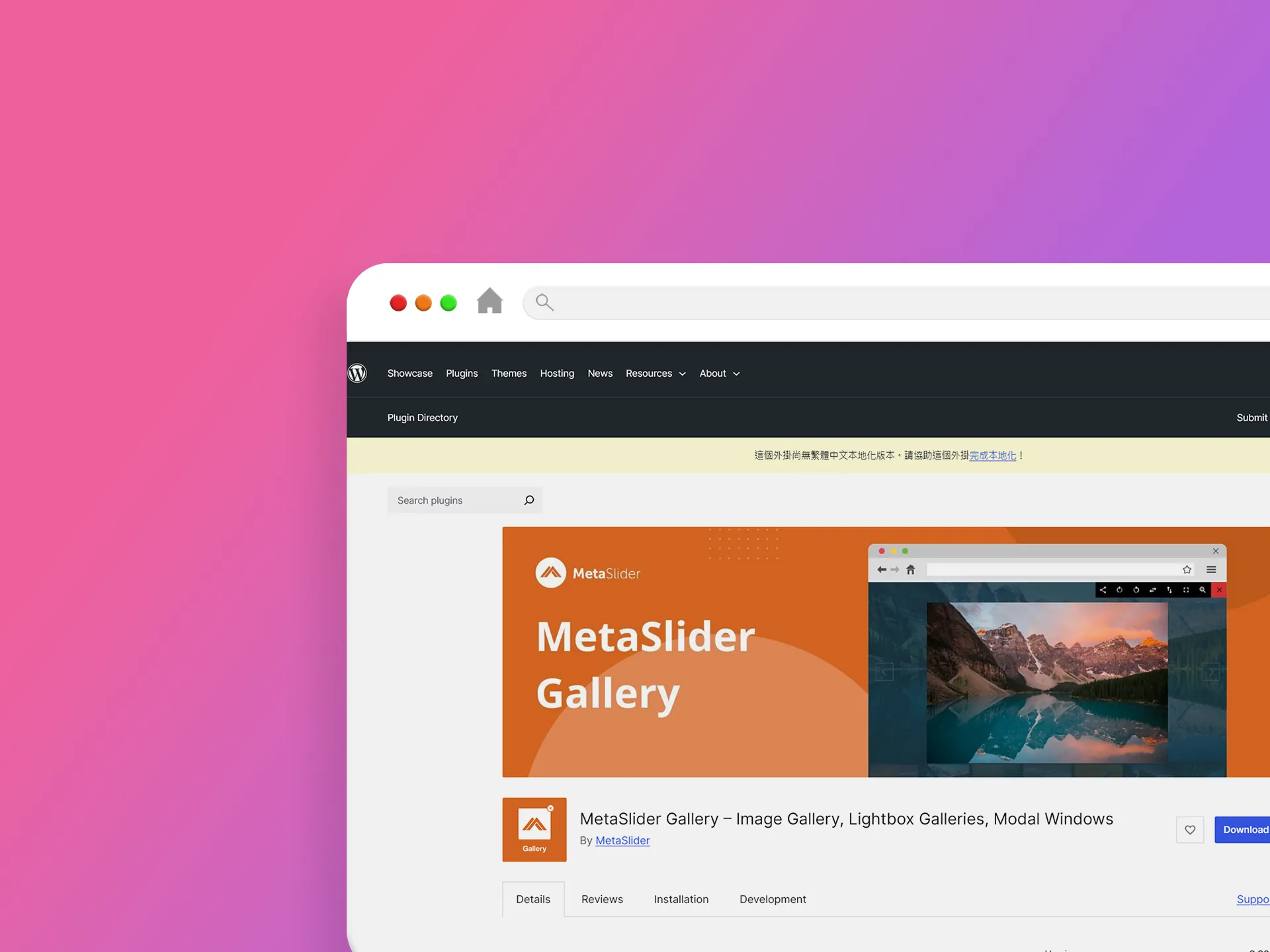 MetaSlider Gallery 外掛程式